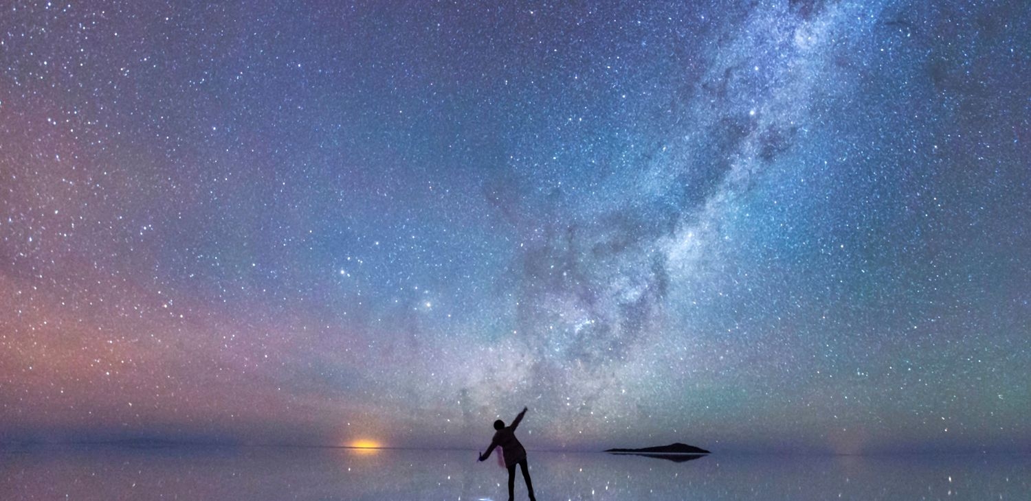 Noche de estrellas en el Salar de Uyuni